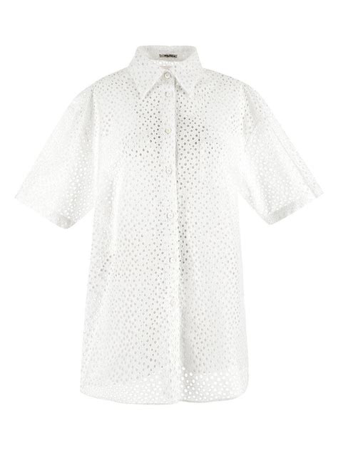 miu miu white dress|miu outlet.